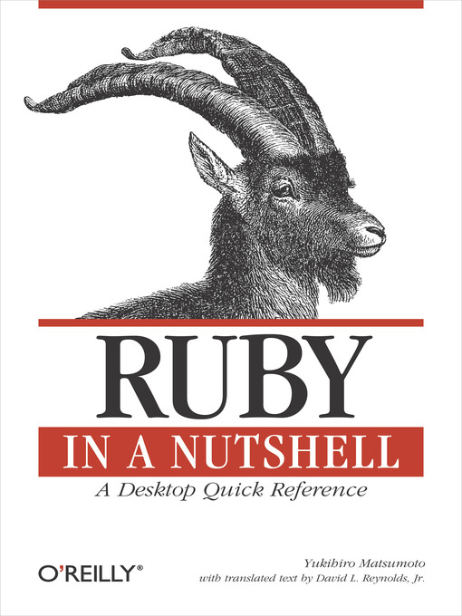 Title details for Ruby in a Nutshell by Yukihiro Matsumoto - Available